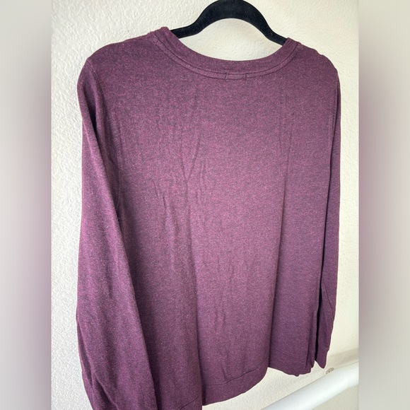 Medium Dark Maroon long sleeve t shirt - Picture 7 of 7